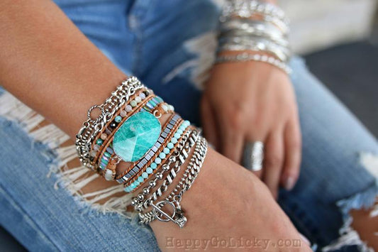 Amazonite Stacking Bracelet