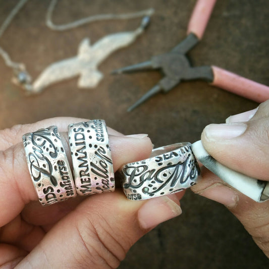 Nautical Jewelry, Silver Nautical Ring, Nautical Silver Ring, Sterling Silver Nautical Jewelry, Sterling Silver Nautical Ring, Beach Jewelry