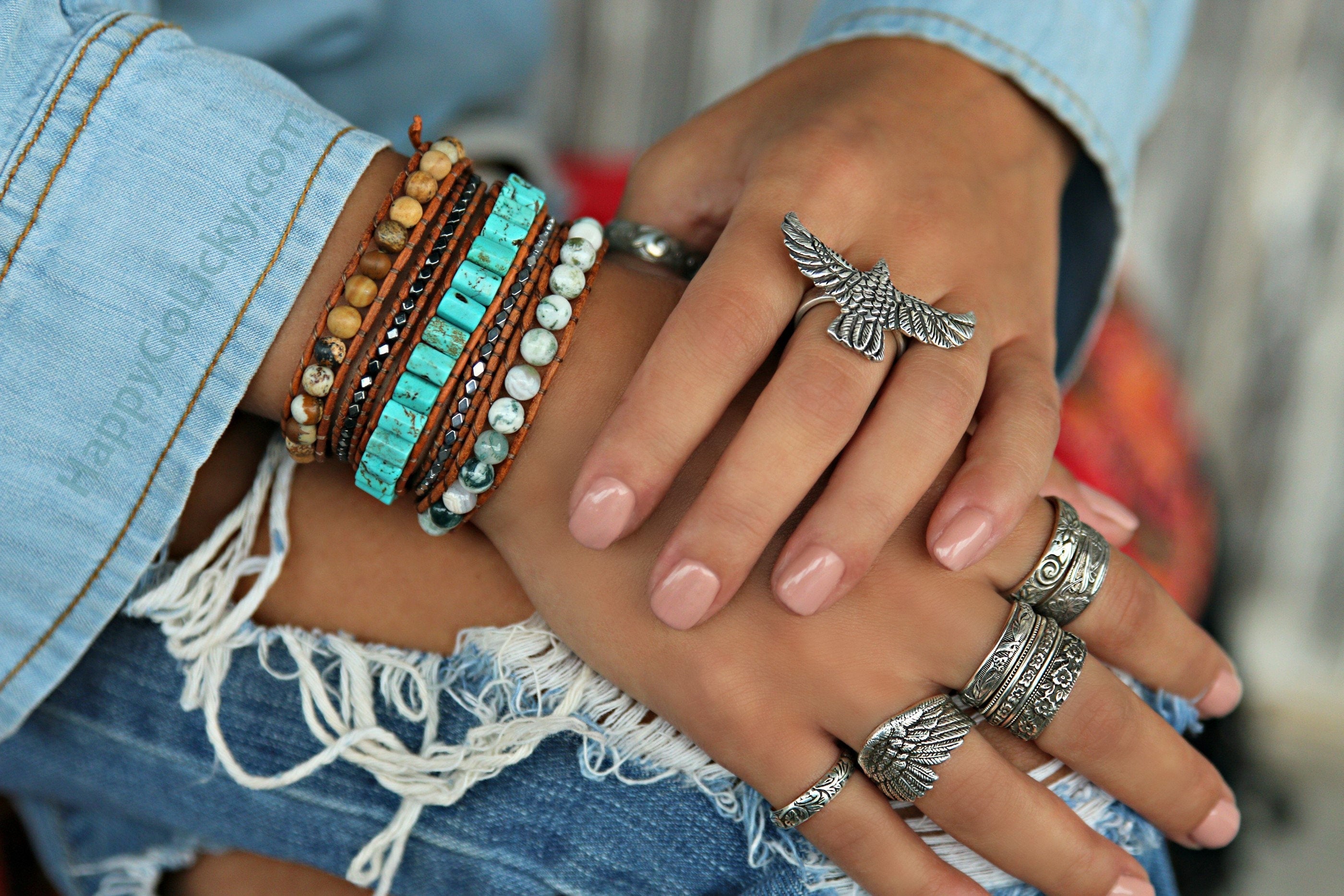 Pinterest Gypsy Style Jewelry Bague En Argent 925 Pour Femme Boho