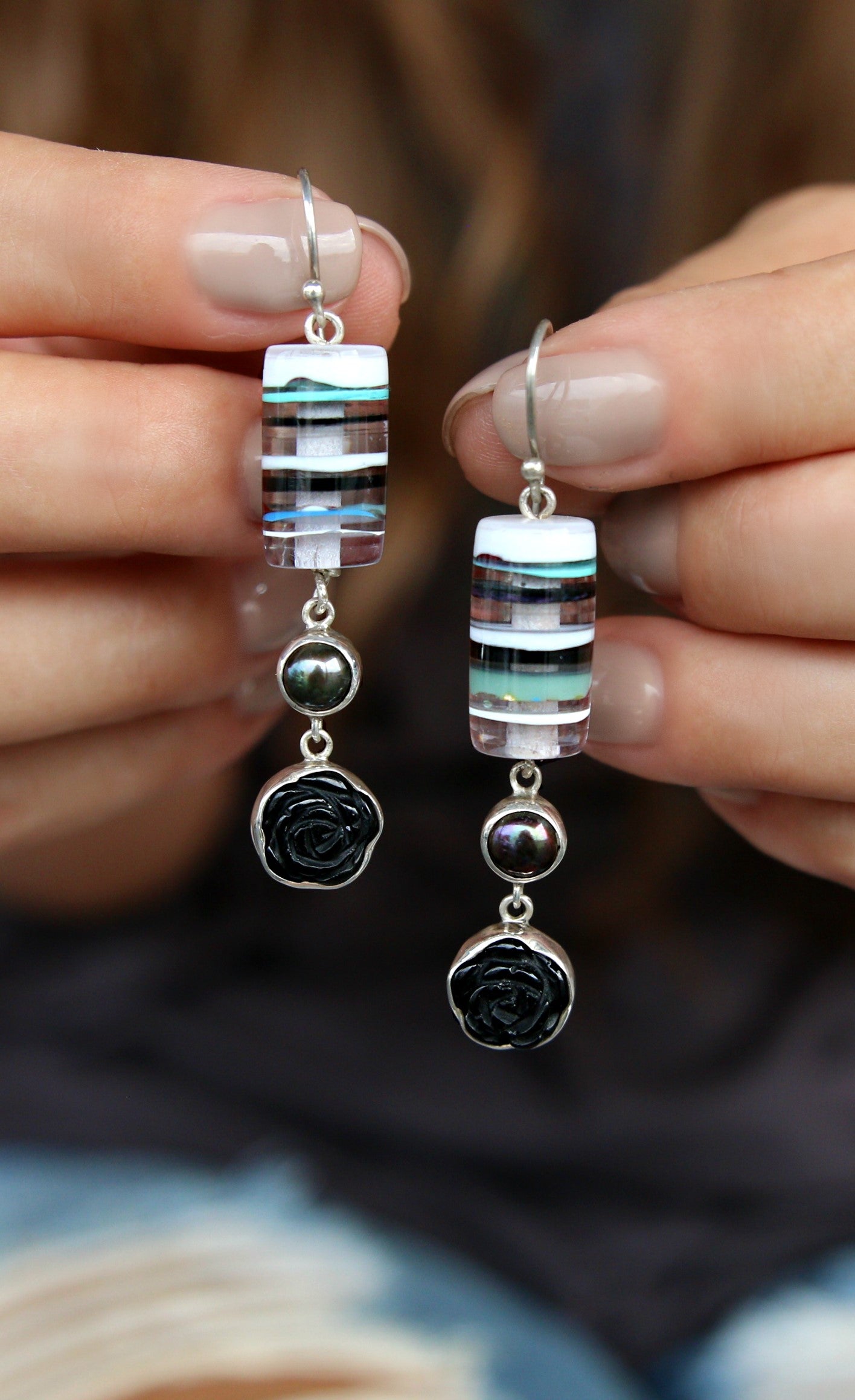Upcycled Jewelry Surfboard Resin Surfite Earrings by HappyGoLicky Jewelry