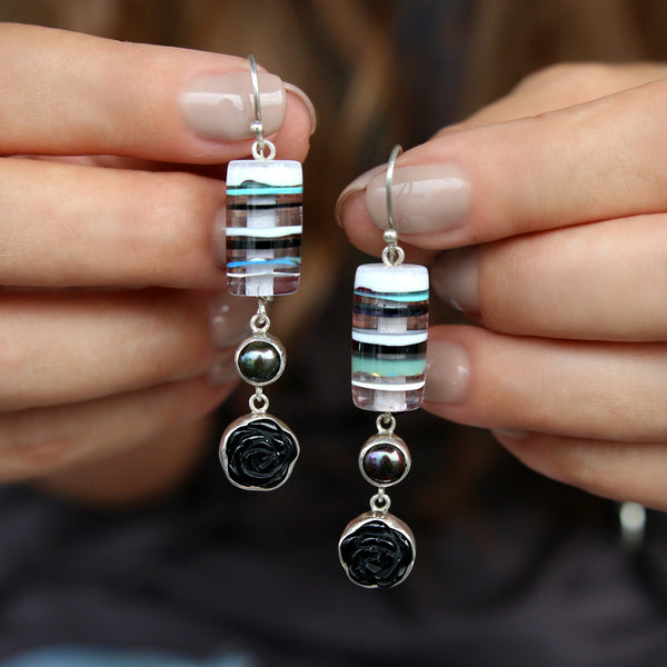 Upcycled Jewelry Surfboard Resin Earrings by HappyGoLicky Jewelry