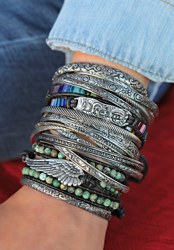 Stacking Bracelet Cuffs - HappyGoLicky Jewelry