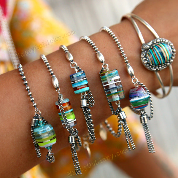 Surfite Jewelry Surfite Bead Bracelet by HappyGoLicky