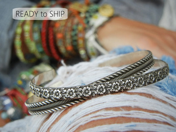 Sterling Silver Cuff Bracelets