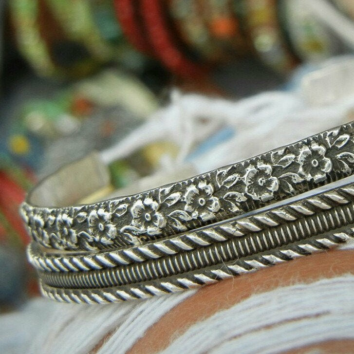 Boho Cuff Stacking Bracelets
