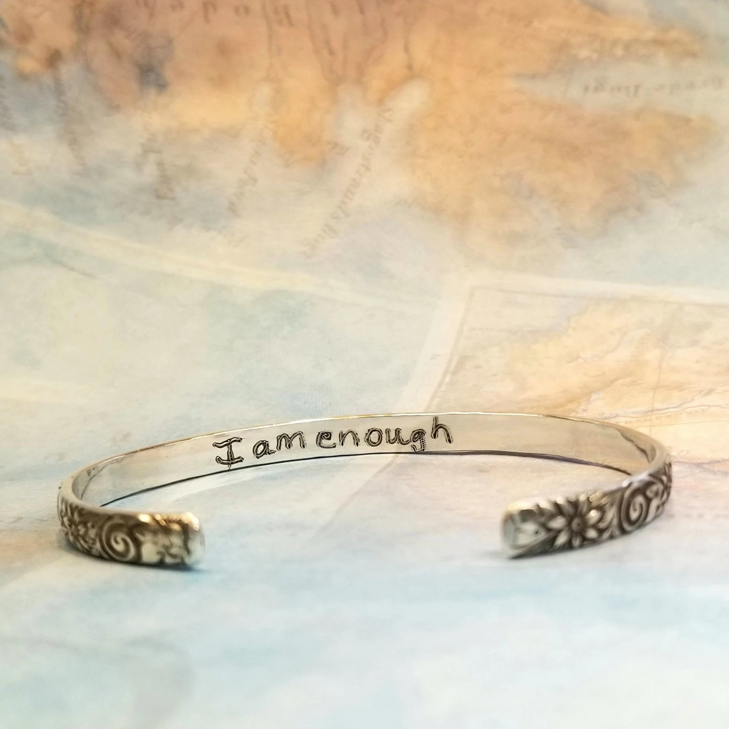 I AM ENOUGH Cuff Bracelet