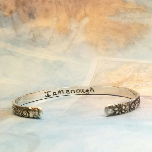 I AM ENOUGH Cuff Bracelet