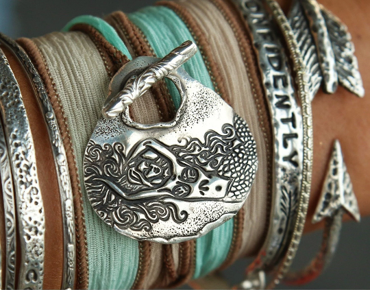 Sterling Silver Mermaid Bracelet