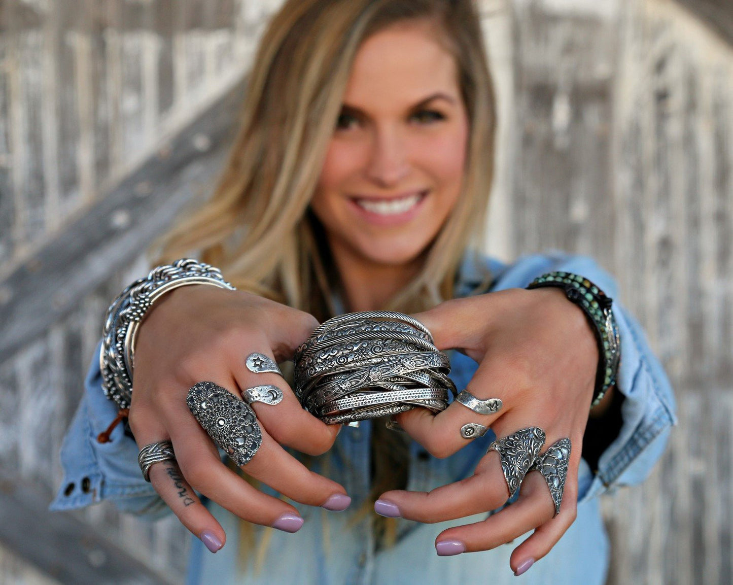 Sterling Silver Stacking Cuff Bracelets