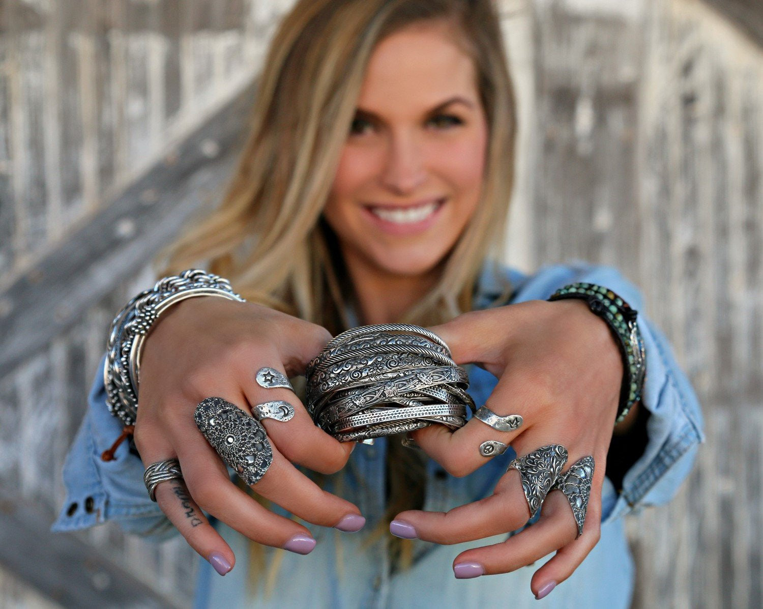 Sterling Silver Stacking Cuff Bracelets
