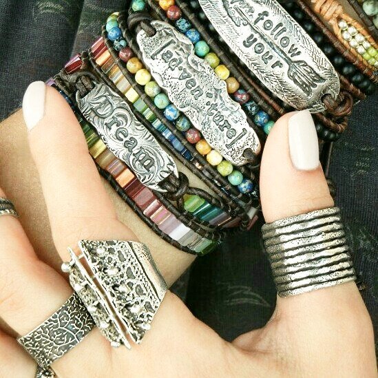 Gypsy Boho Ring Jewelry - HappyGoLicky Jewelry