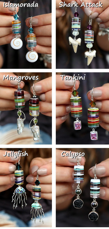 Surfite Surfboard Resin Jewelry Collection  by HappyGoLicky