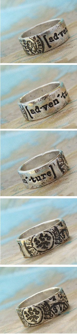 Adventure Sterling Silver Ring - HappyGoLicky Jewelry