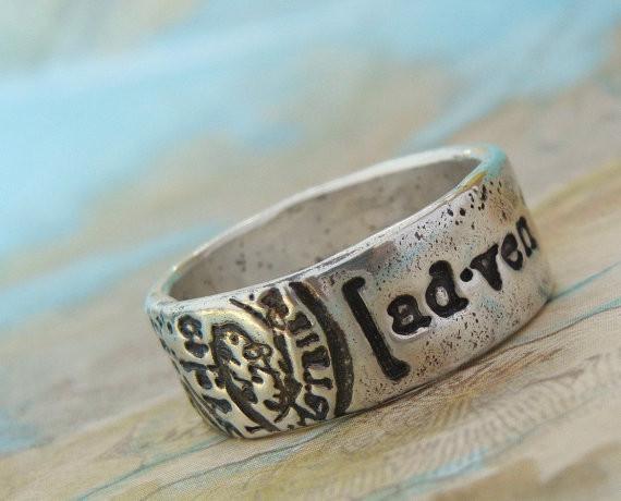 Adventure Sterling Silver Ring - HappyGoLicky Jewelry