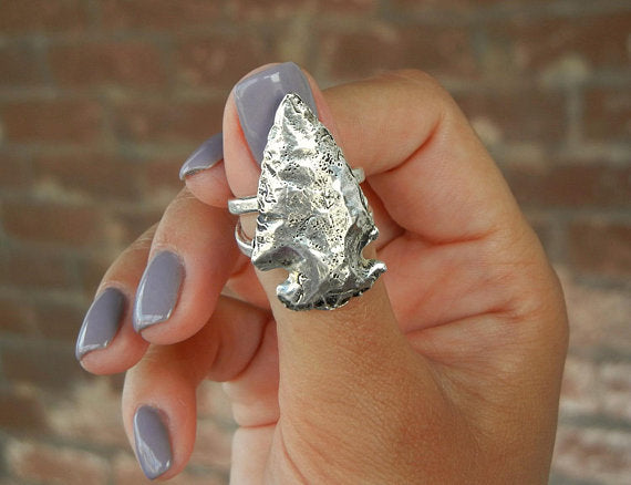 Boho Arrowhead Ring - HappyGoLicky Jewelry