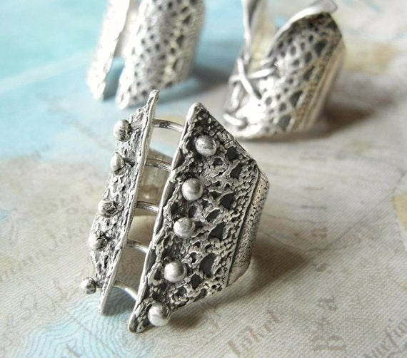 Barbell Corset Ring Collection - HappyGoLicky Handmade Jewelry