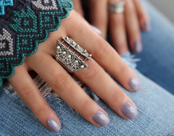 Barbell Corset Ring BDSM Jewelry by HappyGoLicky