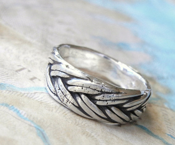 Nautical Braided Line Ring - HappyGoLicky Jewelry