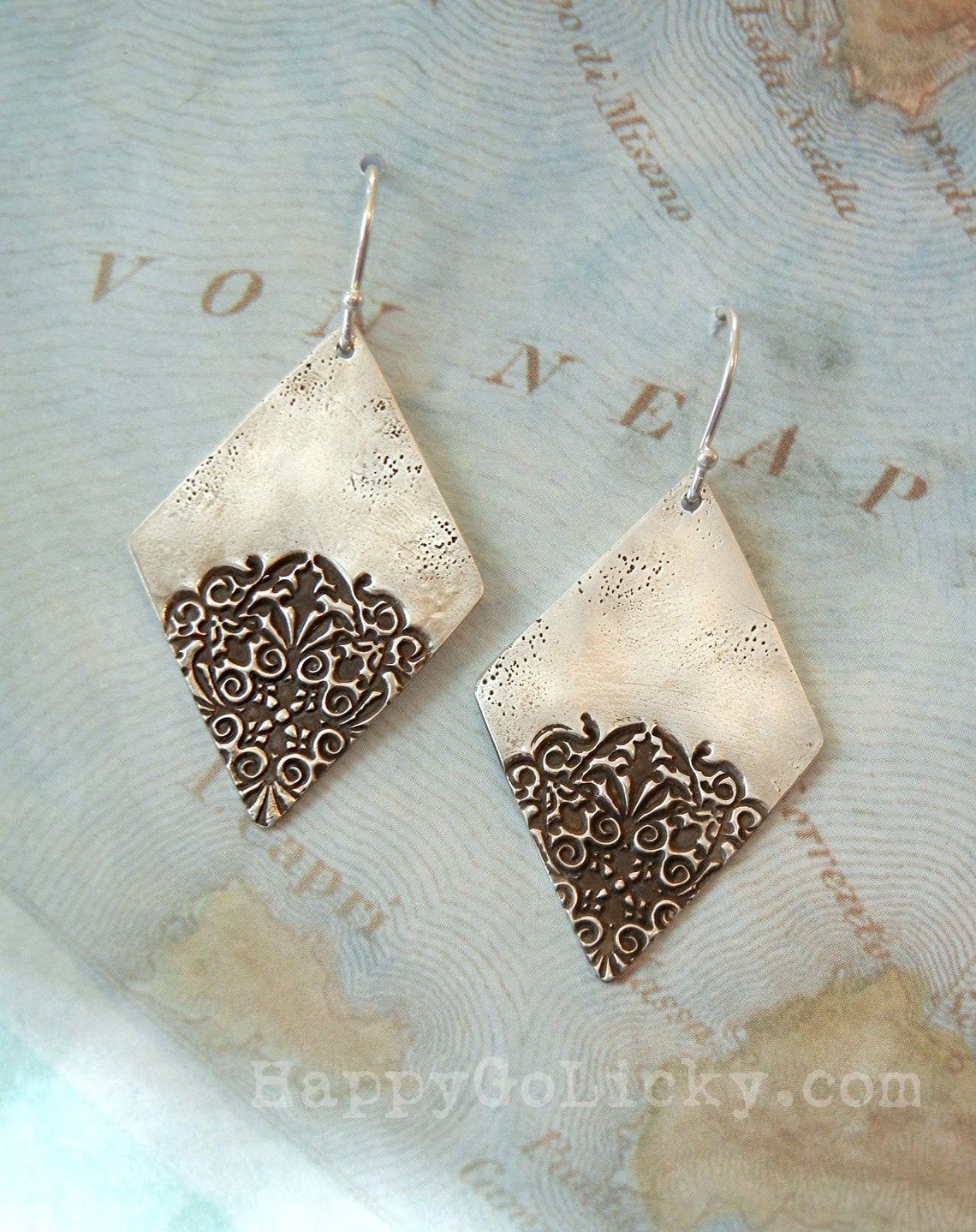 Boho Sterling Silver Earrings