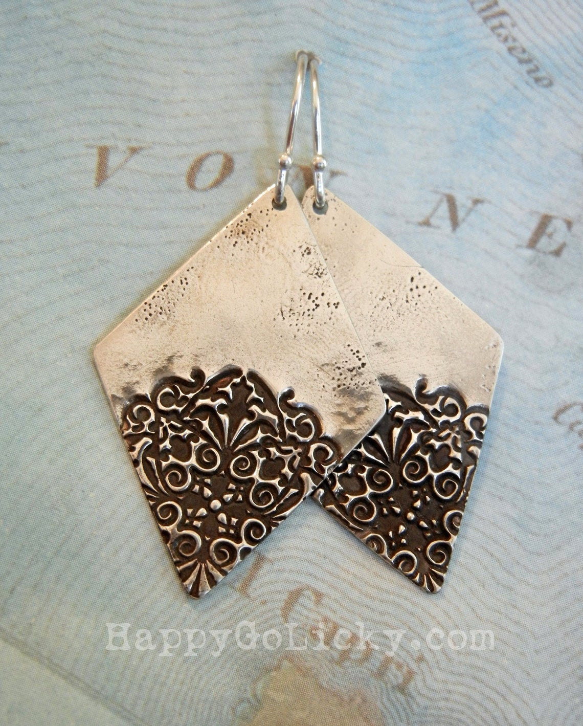 Boho Sterling Silver Earrings