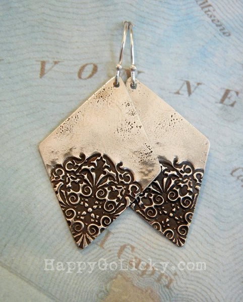Boho Sterling Silver Earrings