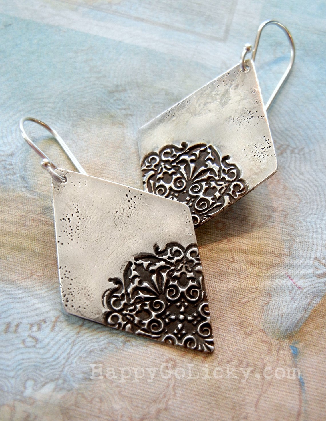 Boho Sterling Silver Earrings