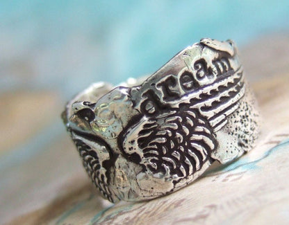 Dream Inspirational Quote Ring - HappyGoLicky Jewelry