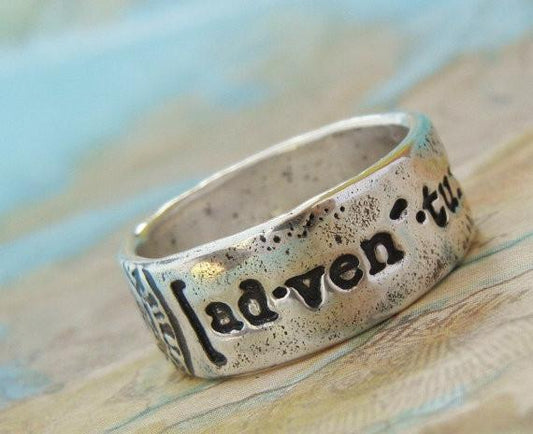 Adventure Sterling Silver Ring - by HappyGoLicky Jewelry