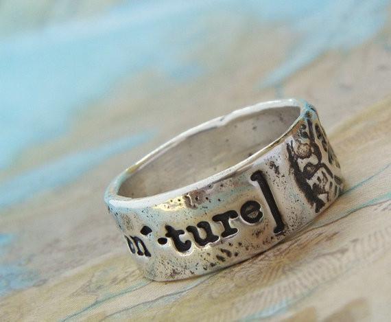 Adventure Sterling Silver Ring - by HappyGoLicky Jewelry