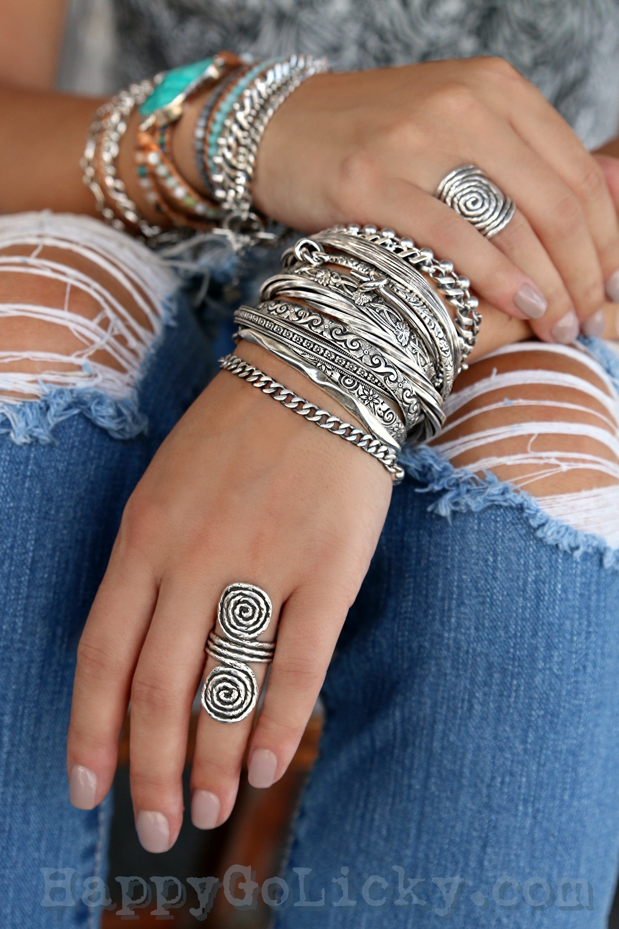 Solid Sterling Silver Isabella Bracelet – 100Sterling