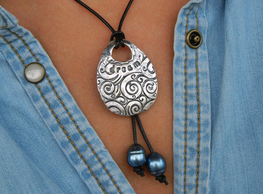 DREAM Inspirational Necklace - HappyGoLicky Jewelry