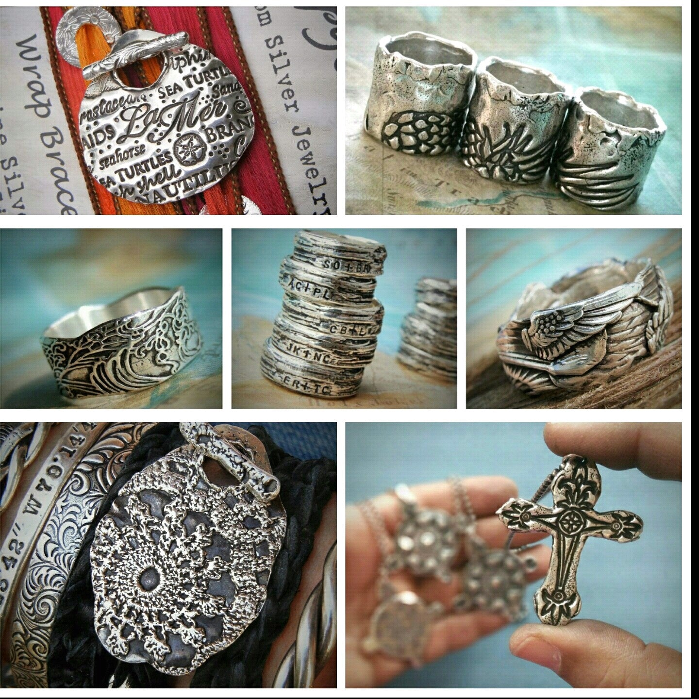 Boho Sterling Silver Thumb Ring - HappyGoLicky Jewelry
