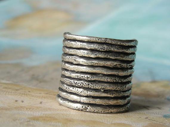 Sterling Silver Boho Stacker Rings by HappyGoLicky Jewelry