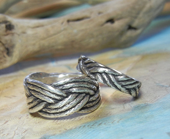 Nautical Rope Ring - HappyGoLicky Jewelry