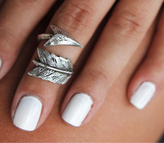 Sterling Silver Midi Ring - HappyGoLicky Jewelry