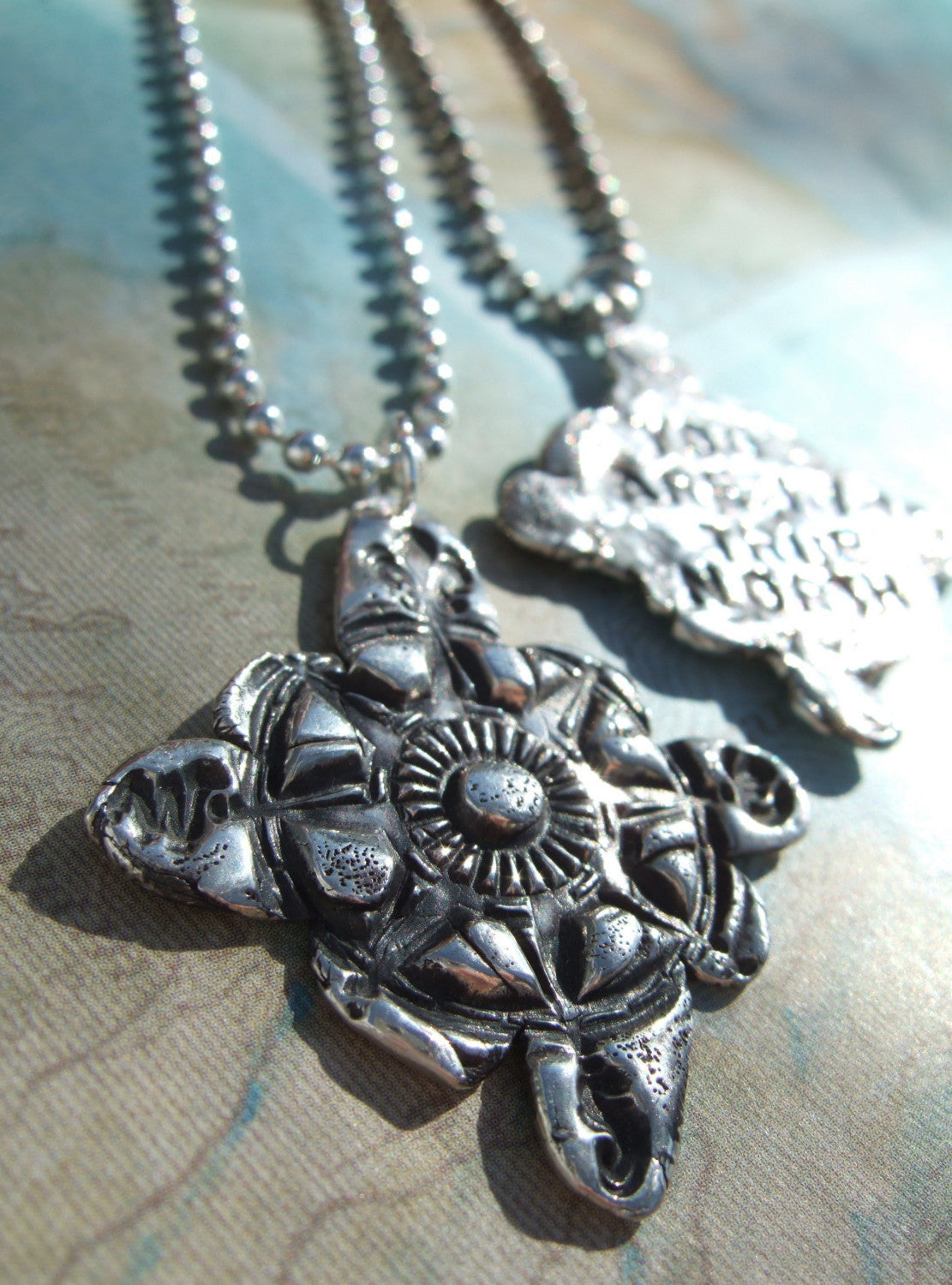 You Are My True North Compass Necklace - HappyGoLicky Jewelry