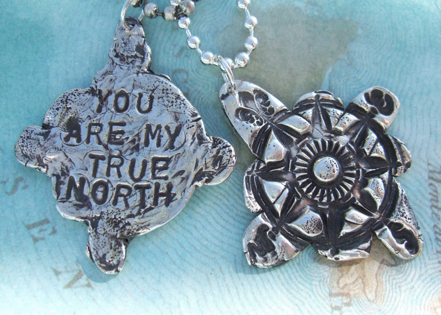 You Are My True North Compass Necklace - HappyGoLicky Jewelry