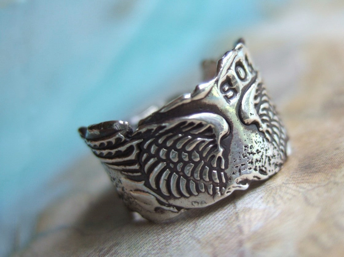 Soar Sterling Silver Ring - HappyGoLicky Jewelry