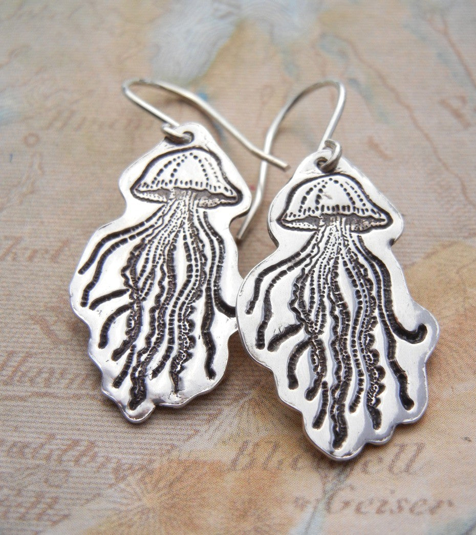 Jellyfish Earrings - HappyGoLicky Jewelry