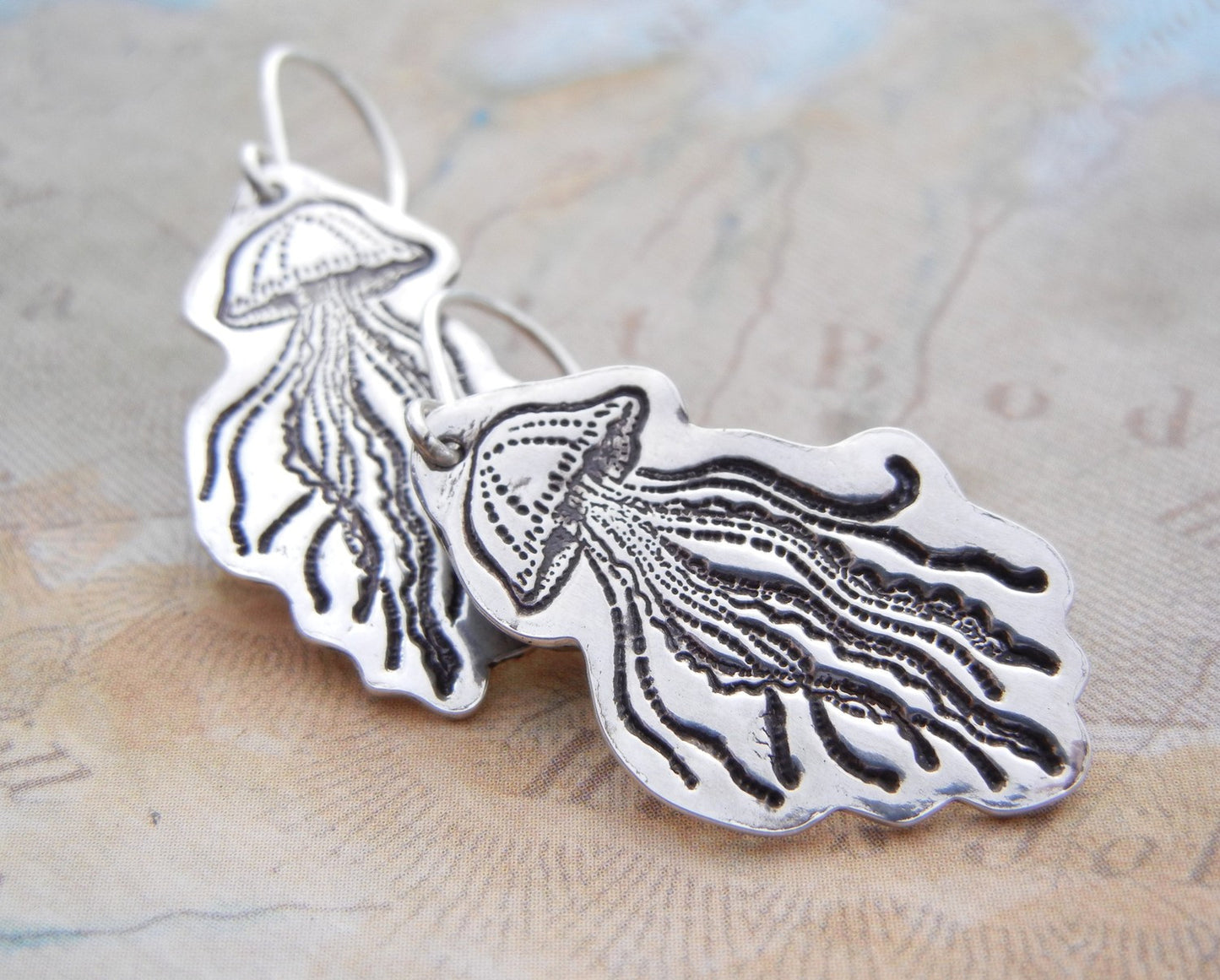 Jellyfish Earrings - HappyGoLicky Jewelry