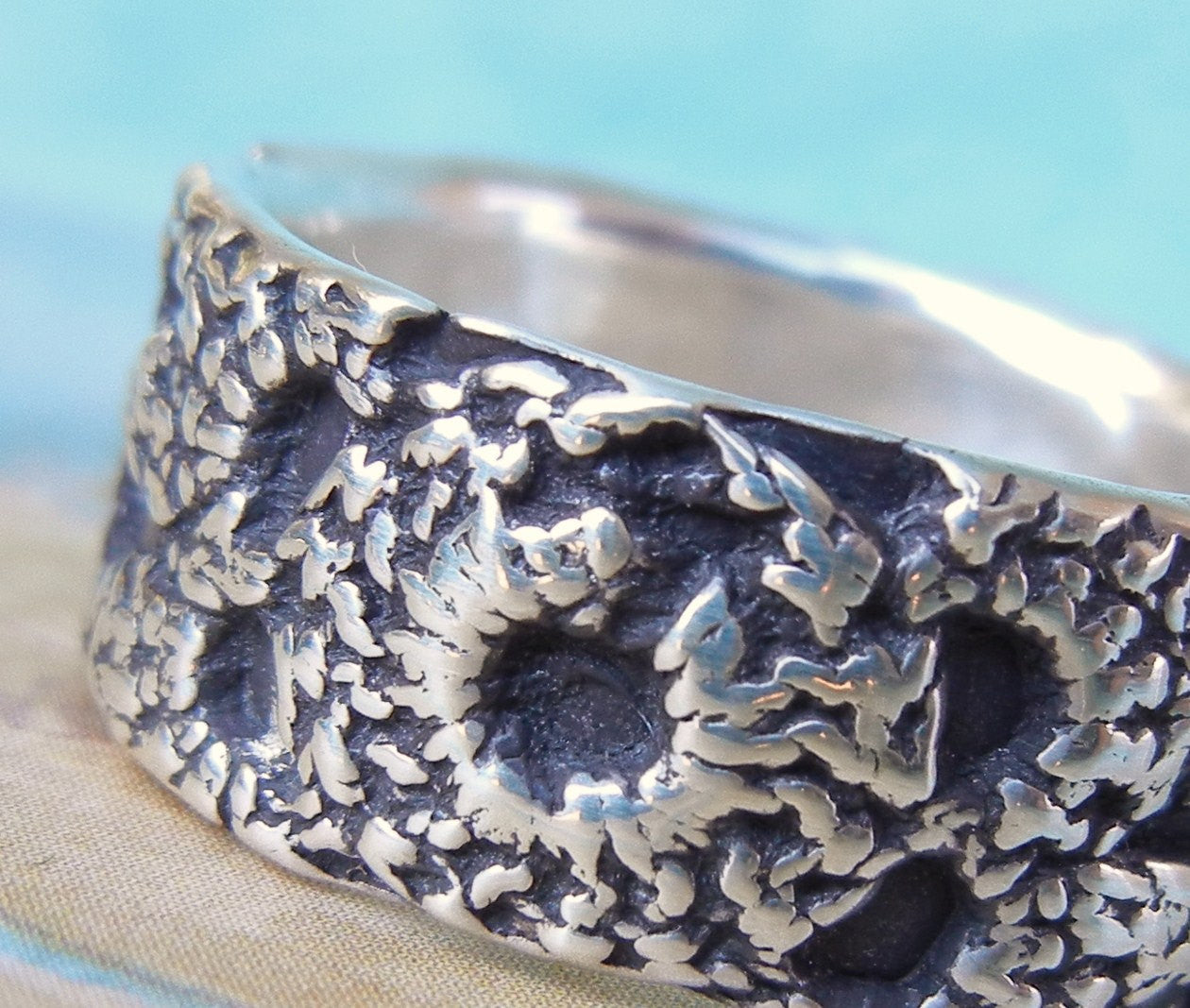 Handmade Bohemian Fashion Silver Ring - HappyGoLicky Jewelry