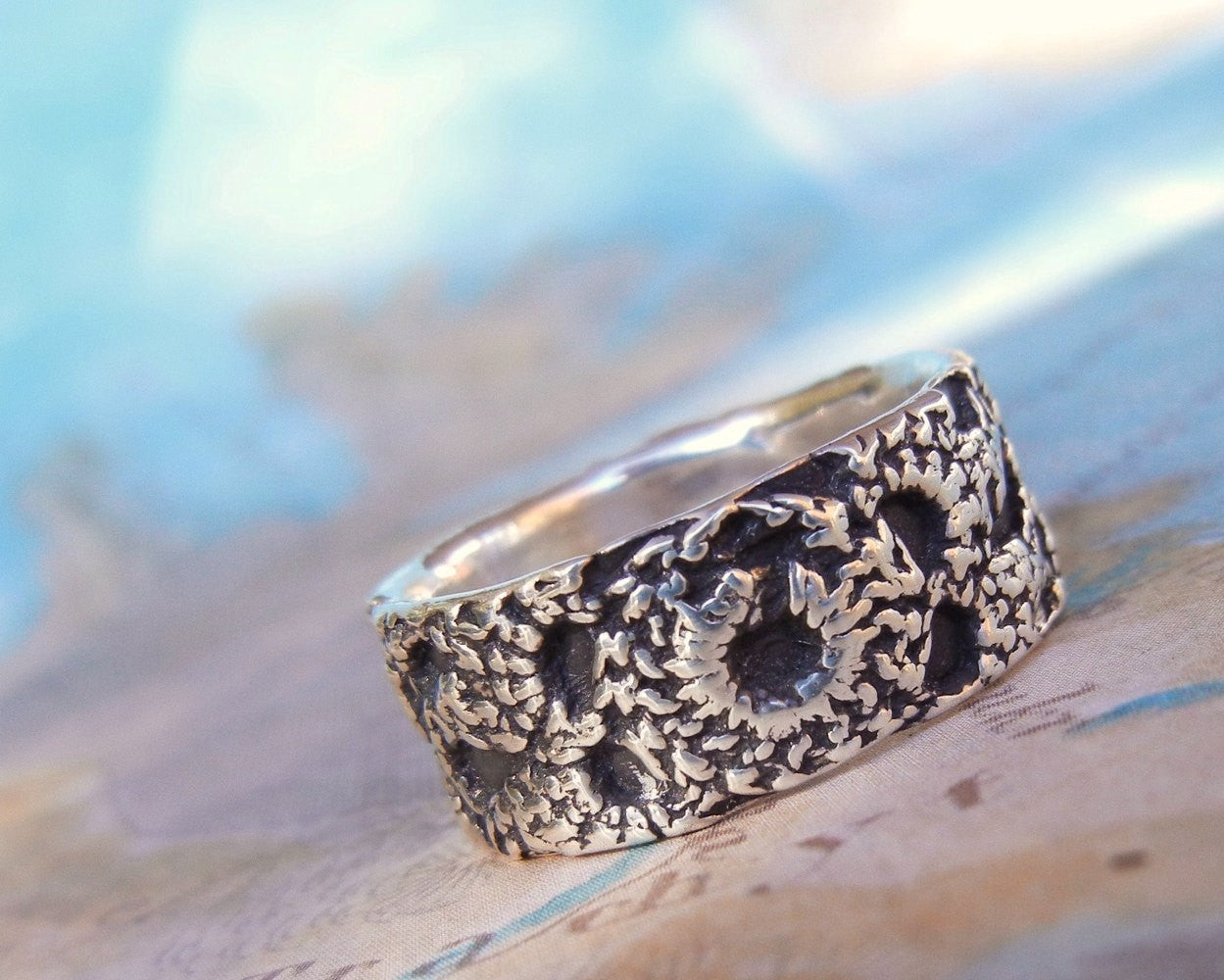 Handmade Bohemian Fashion Silver Ring - HappyGoLicky Jewelry