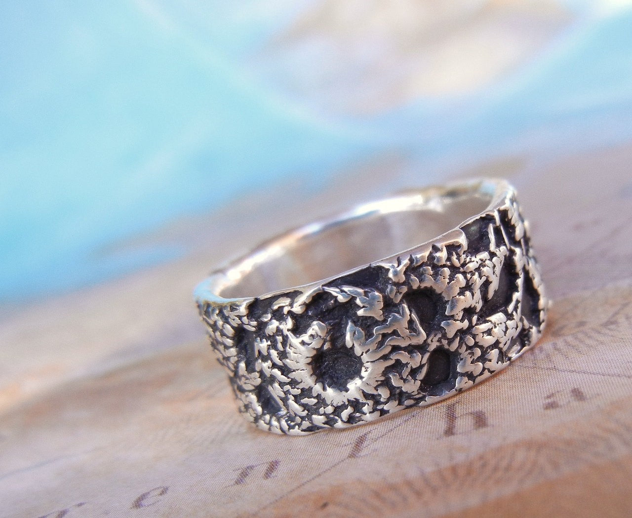 Handmade Bohemian Fashion Silver Ring - HappyGoLicky Jewelry