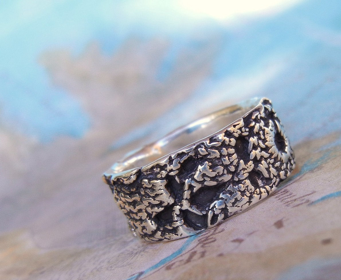 Handmade Bohemian Fashion Silver Ring - HappyGoLicky Jewelry