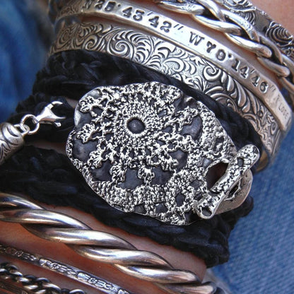 Bohemian Fashion Leather Wrap Bracelet - HappyGoLicky Jewelry