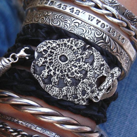 HappyGoLicky Dream Beaded Boho Leather Wrap Bracelet