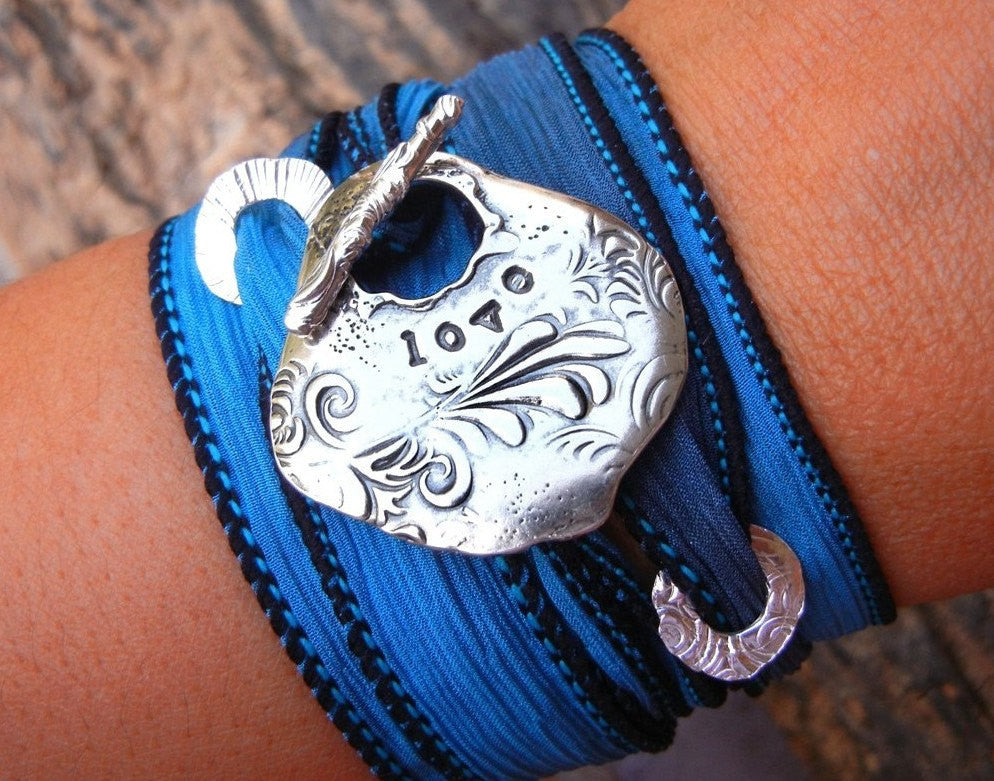 Love Silk Wrap Bracelet - HappyGoLicky Jewelry