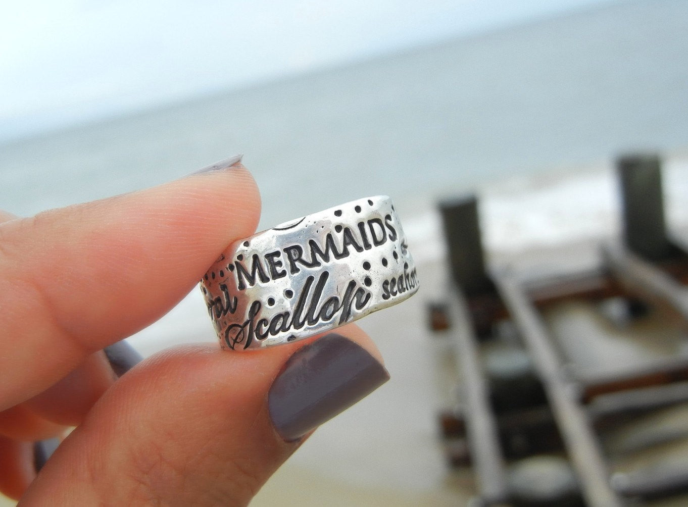 Mermaid Handmade Ring - HappyGoLicky Jewelry