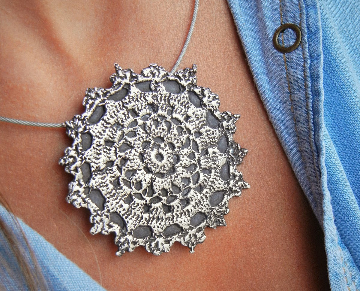 Sterling Silver Boho Necklace - HappyGoLicky Jewelry