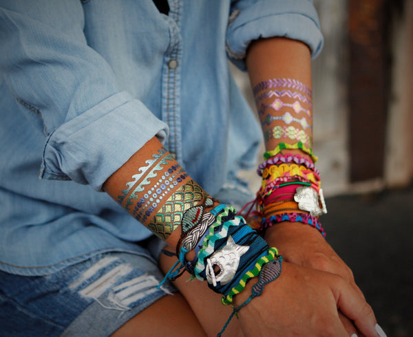Fish Boho Wrap Design Bracelet - HappyGoLicky Jewelry